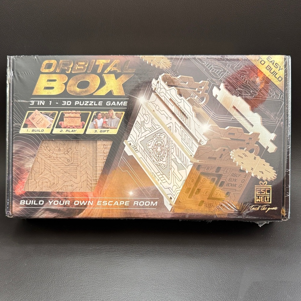 Orbital Box 3-in-1 3D Puzzle Game - Build Your Own Escape Room